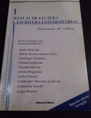 Manual De Lectura Y Escritura Universitarias - Ed. Biblos