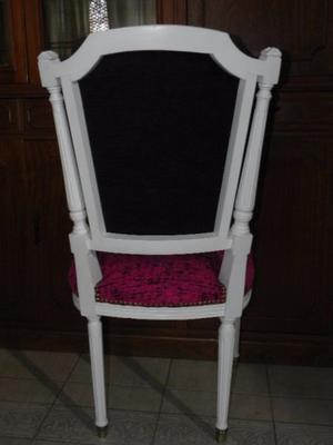silla francesa laqueada