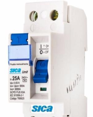 Disyuntor Diferencial Sica Bipolar 2 X 25a Amp ¡oferta!