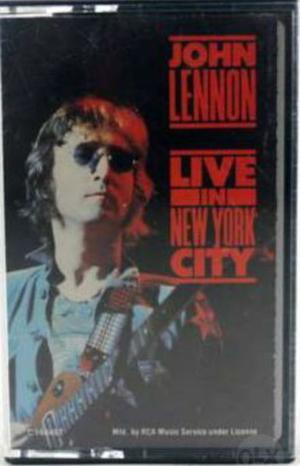 John Lennon. Live in New York City. Cassette Beatles