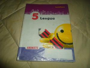 Libro Escolar Lengua 5, Animate,Ed. Santillana