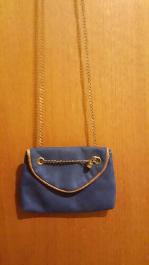 Mini cartera azul