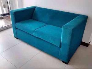 SILLON DOS CUERPOS CHENILLE CON PLACA SOFT