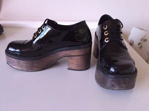 Zapatos Charol negros