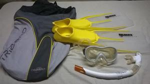 equipo snorkeling c/bolsa
