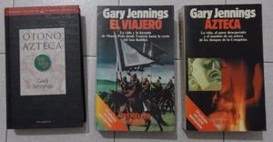 3 Novelas De G. Jennings: Azteca, El Viajero Y Otoño Azteca