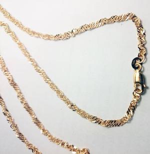 Cadena Oro 18k Singapur 6,7grs X 55cm Mujer Garantia Jr