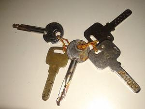 llaves beltres-vanguard bronce-usadas(5unidades)