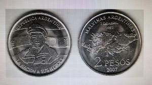 Argentina - Moneda D 2 Pesos Malvinas  Aniversario