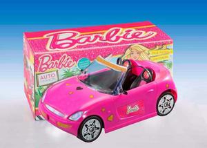 Auto Barbie Fashion Descapotable C/stickers Tienda Oficial