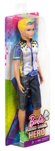 Barbie Ken Muñeco Articulado Video Game Hero Mattel