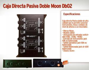 Caja Directa Pasiva Doble Db02 Moon Chasis Acero