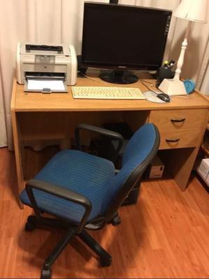 Combo escritorio +mueble+silla de escritorio