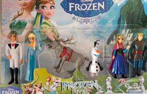 Frozen Play Set X 6 Figuras Pvc Ideal Tortas 10 Cm