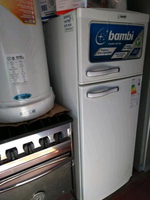 Heladera con freezer BAMBI Nueva ecológica bajo consumo