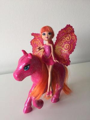 MINI HADA BARBIE CABALLO 28cm