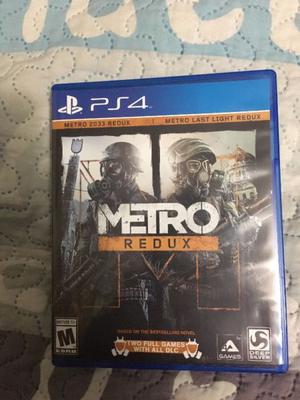 Metro Redux Playstation 4