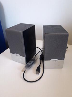 Parlantes USB 2.0 Edifier Madera Acústica de Alta Fidelidad