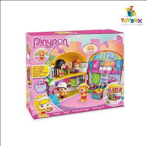 Pinypon Hamburgueseria +figura Y Accesorios Original Toybox