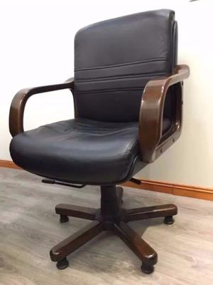 Sillon De Cuero Ejecutivo Pc Gerencial Unicos!!!