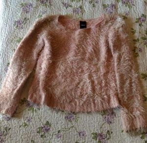 Sweater Pelo Mono Rosa Complot T.m