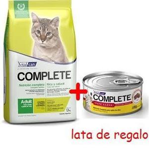 Vital Cat Complete X12kg Gato Adulto Con Lata De Regalo