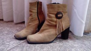 BOTAS DE GAMUZA COKOR BEIG Nº38