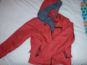 Campera impermeable reversible
