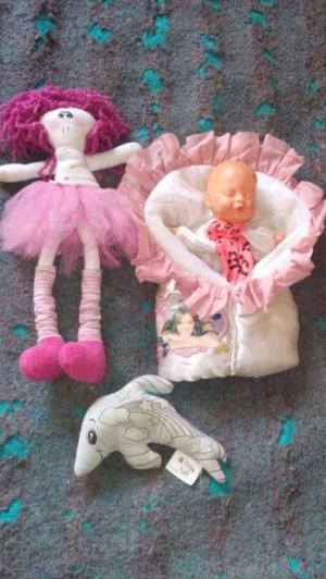 Lote de muñecas de nena imperdibles"