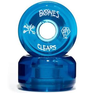 Ruedas Skate Bones Wheels Clear Blue 58mm