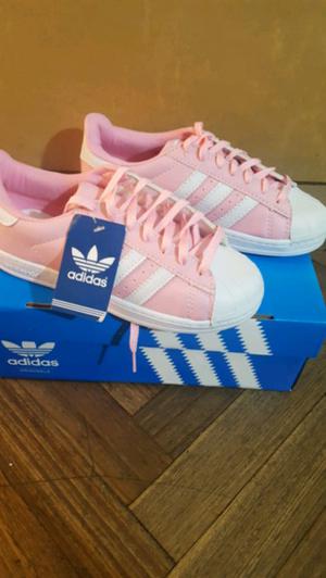 Adidas Superstar Pink/White
