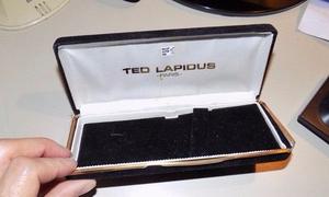 Estuche Caja De Lapicera Ted Lapidus (Solo La Caja Vacia)
