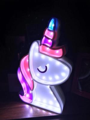 Figuras y nombres en Polyfan con led a pilas