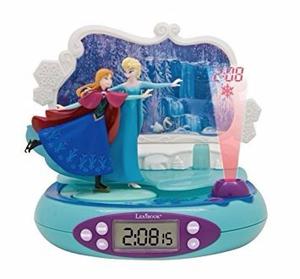 Frozen Musical Reloj Alarma Con Proyector Nena Importado