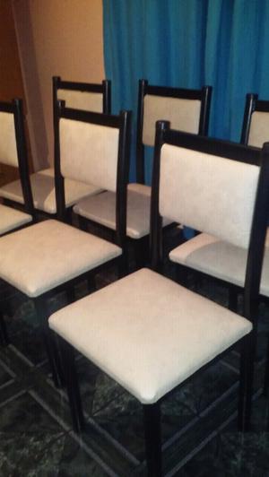 Juegos de 6 sillas reforzadas $
