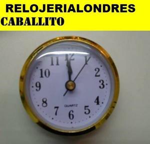Maquinas Relojes Insertos 6,5 Artesania, Souvenirs Por 50
