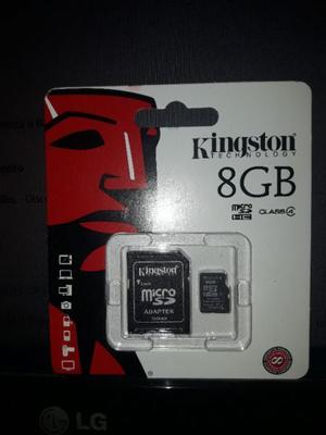 Memoria Micro SD 16 GB Clase 4 Adaptador SD Kingston $160