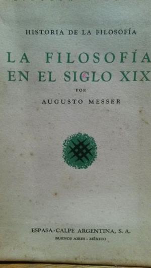 Messer-La filosofia en el siglo XIX