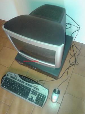 PC COMPLETA...WINDOWS 7...MONITOR CRT 17...SOLO X HOY A SOLO