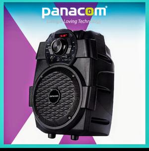 Parlante panacom portatil bluetooth sd usb fm entrada para