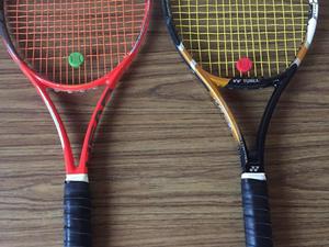 Raquetas de tenis Head y Yonex