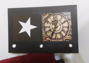 Reloj Pared Con Porta Llaves - Rock - La Renga