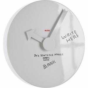 Reloj Pared En Blanco - Diseño Martí Guixé - Alessi