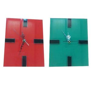 Reloj Pared Vidrio Diseño Minimalista 25cm Boutique