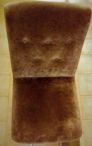 SILLON 1 CUERPO TAPIZADO PANA ANIMAL PRINT TACHAS BRONCE