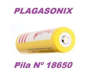 pila ultrafire  recargable ion litio plagasonix tel.: