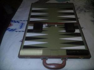 Backgammon Maletín Cuero