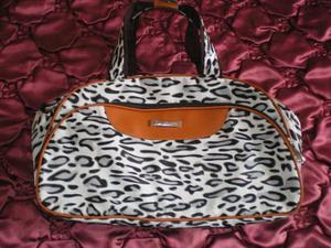 Cartera Animal Print Simil Cuero Sin Uso