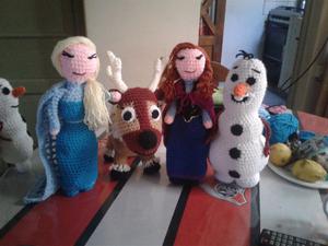 Muñecos de frozen amigurumis