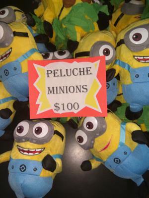 PELUCHES MINIONS $100 musicales